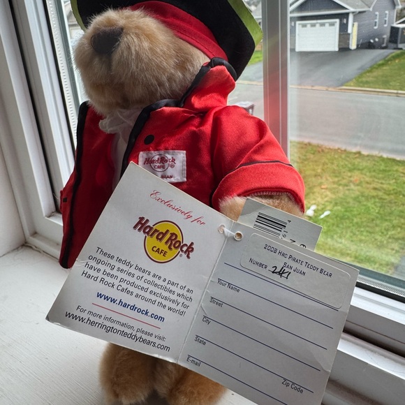 Limited/Rare Hard Rock Cafe Herrington Bear - Picture 10 of 11